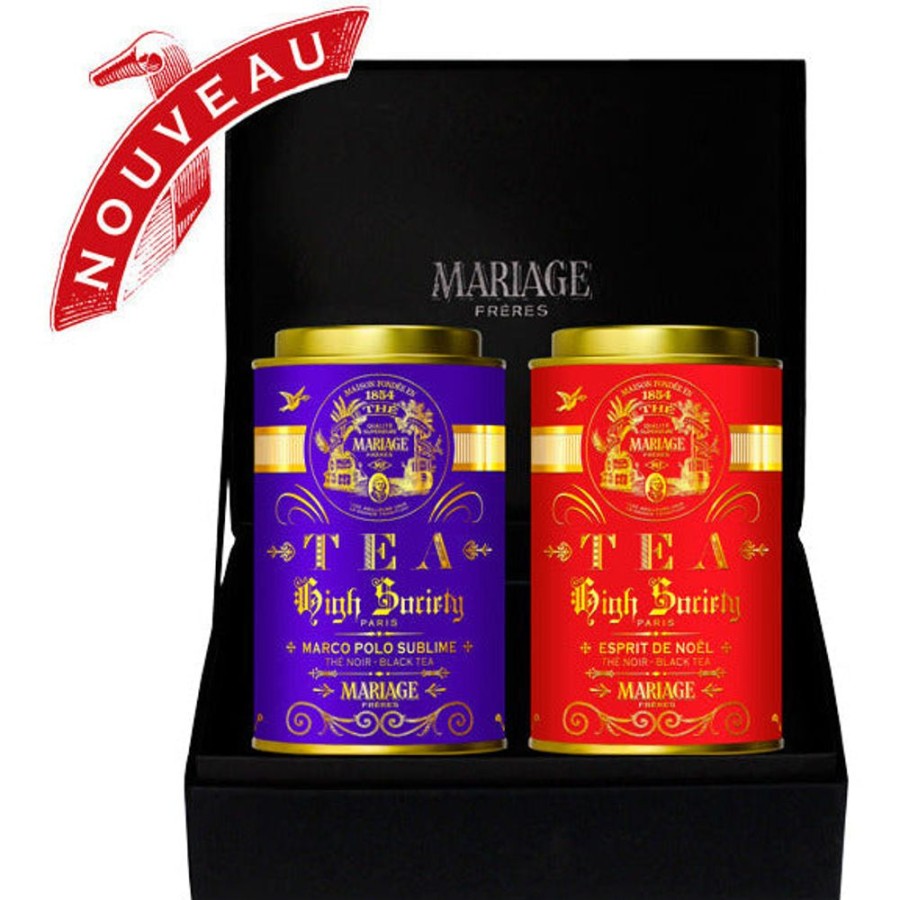 Tea Mariage Frères Black | Designer Tea Gift Box