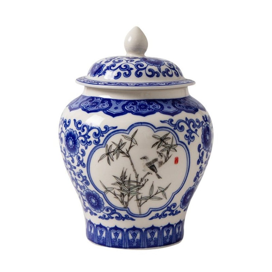 Tea The Culture of Tea Preparation | Tea Canister, Blue & White Porcelain