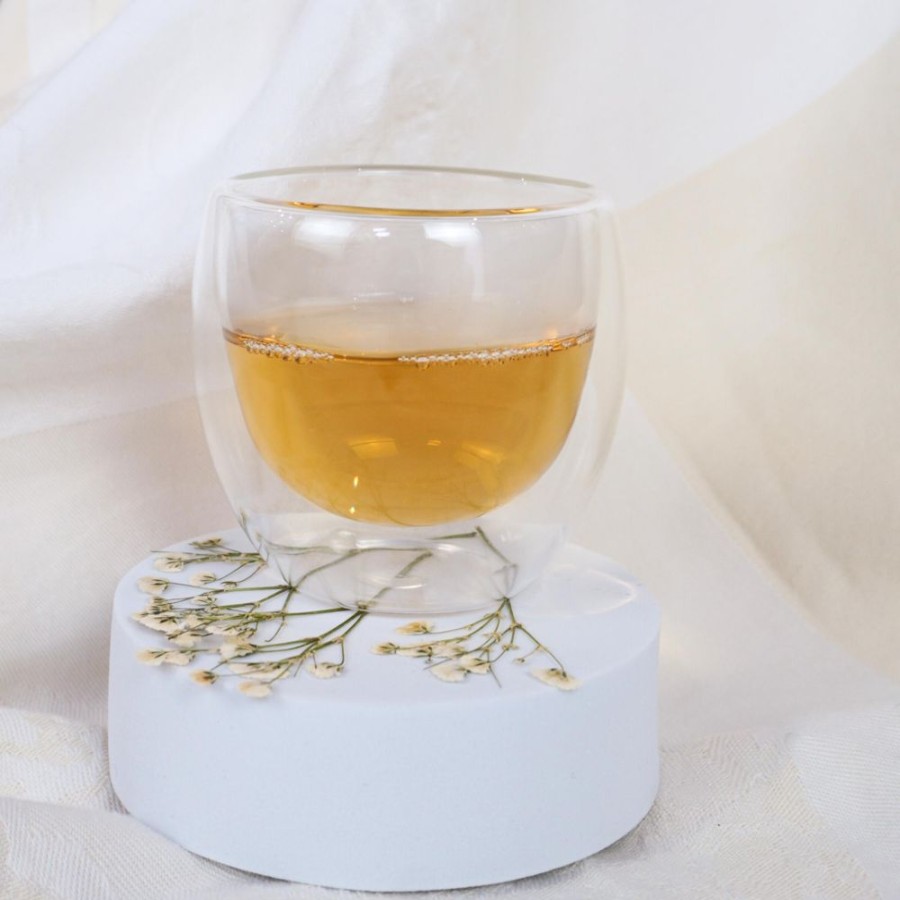 Tea The Culture of Tea Preparation | Tea Cup, Glass, Double-Wall, 4.1 Oz / 121.25 Ml