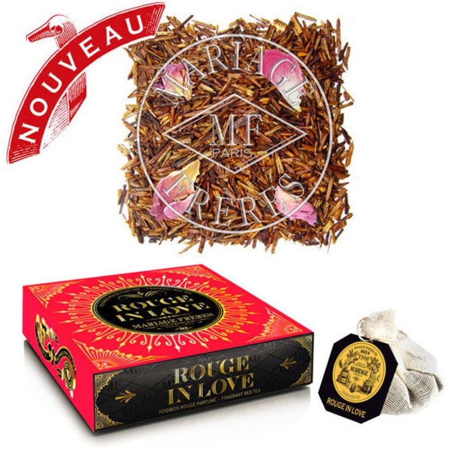 Tea Mariage Frères Tisane | Rouge (Red) In Love Rooibos Teabags