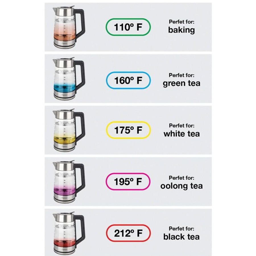 Tea Capresso/Jura Preparation | H2O Glass Select, 68 Oz