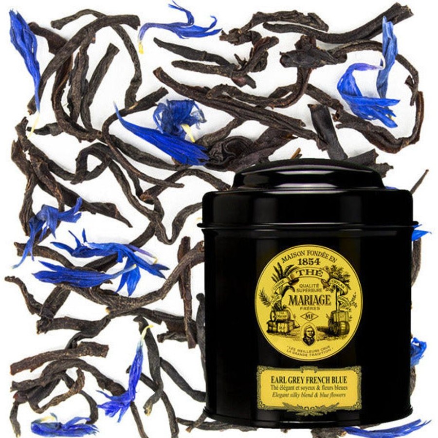 Tea Mariage Frères Black | Case Of Earl Grey French Blue Tin