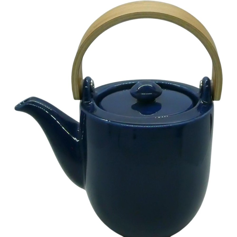 Tea Dethlefsen & Balk Inc. Serving | Tea Set, Teapot + 2 Cups, Navy Blue