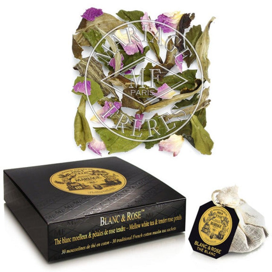 Tea Mariage Frères White | Case Of Blanc & Rose Teabags