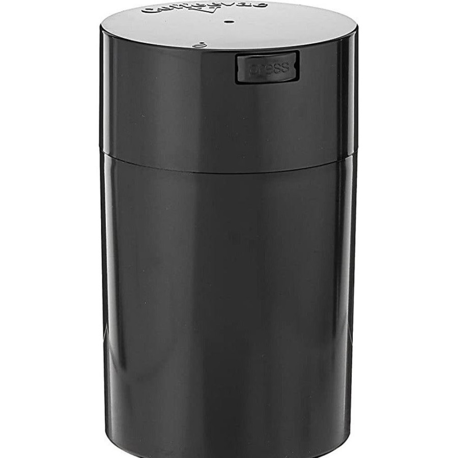 Tea Tight Pac America Storage | Tea/Coffee Vacuum Canister, Black