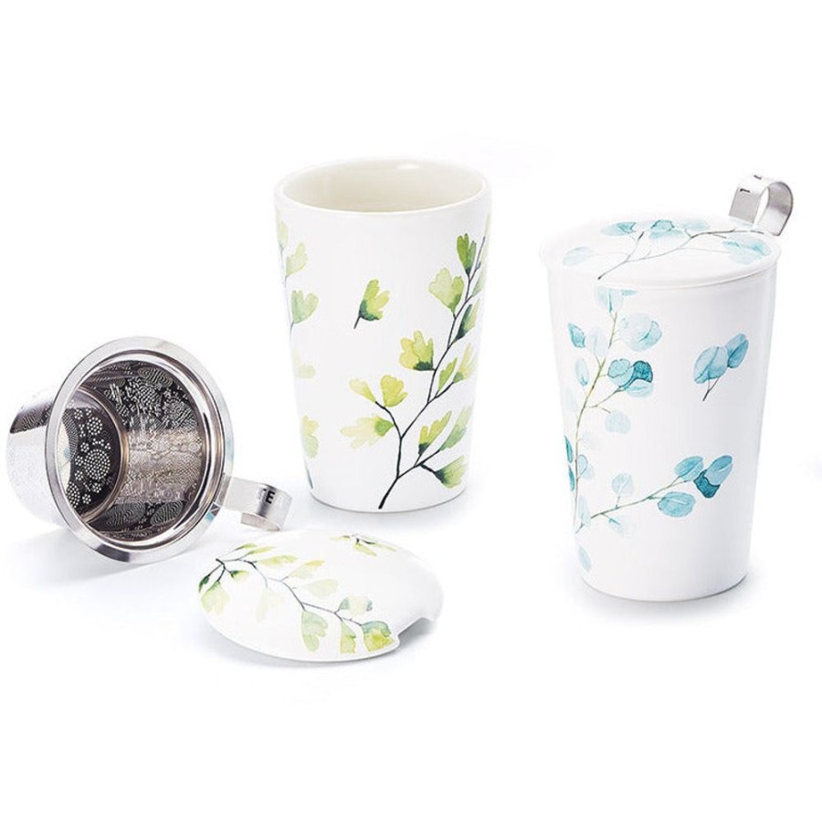 Tea Dethlefsen & Balk Inc. Preparation | Tree Double-Walled Mug + Infuser, 12 Oz