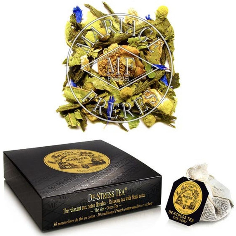 Tea Mariage Frères Green | Case Of De-Stress Teabags