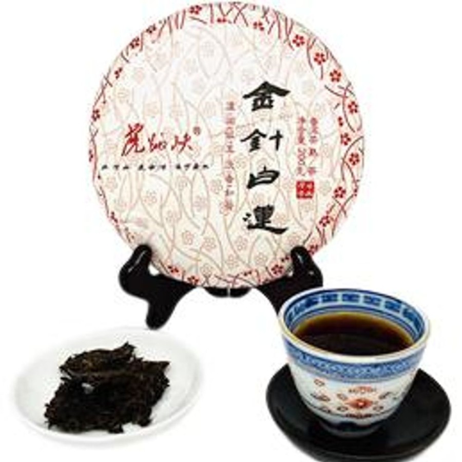 Tea Bana Tea Company Dark | Golden Needle Ripe Pu'Er Cake, 200 G