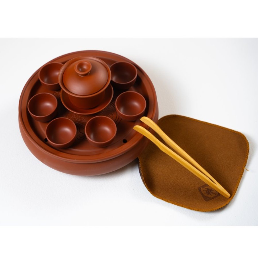 Tea The Culture of Tea Preparation | Tea Ceremony Set, Chaoshan Red Clay