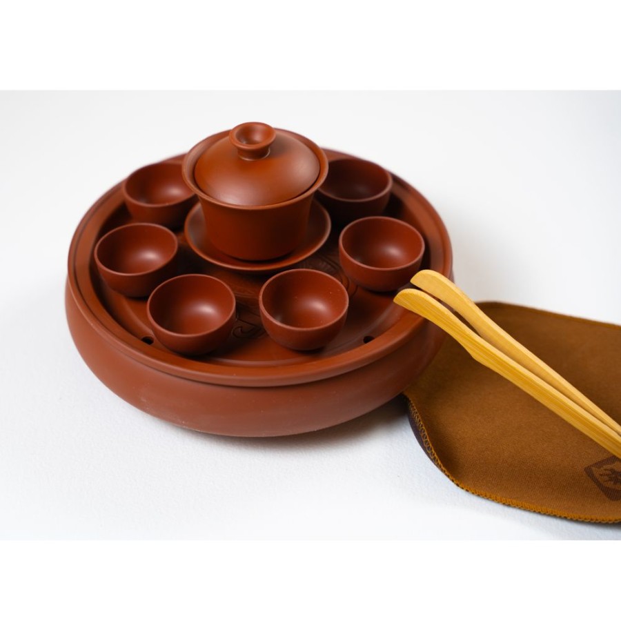 Tea The Culture of Tea Preparation | Tea Ceremony Set, Chaoshan Red Clay