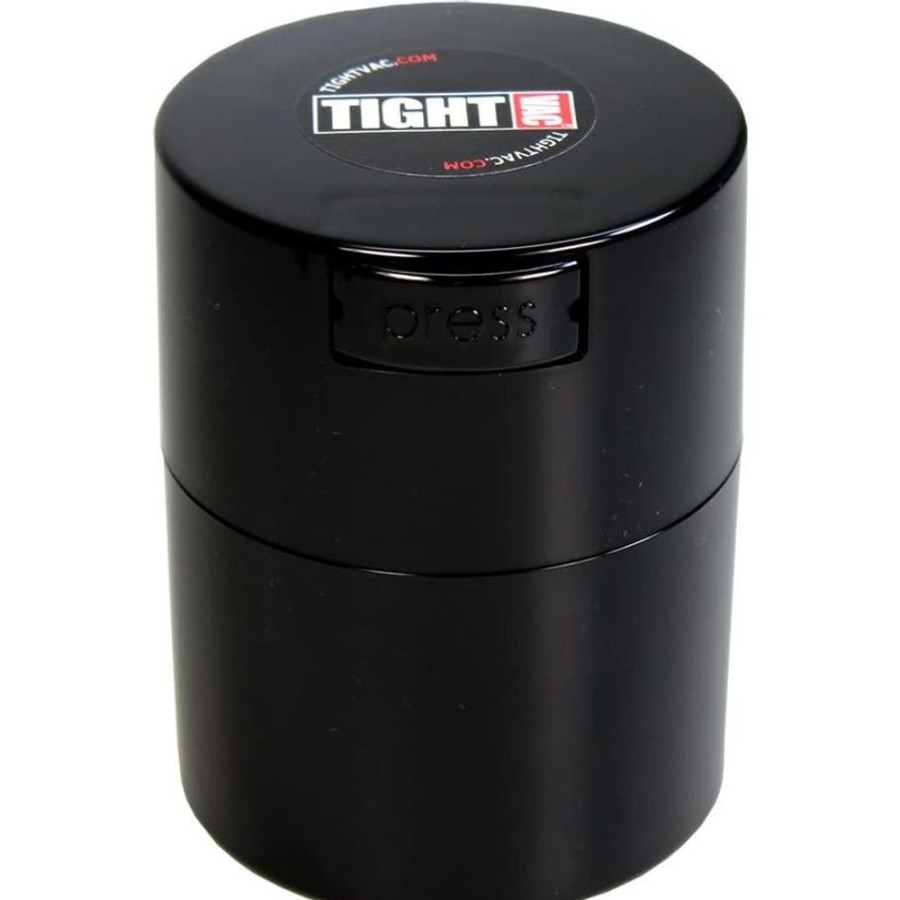 Tea Tight Pac America Storage | Matcha Vacuum Black Canister, 30 Gm 100 Gm