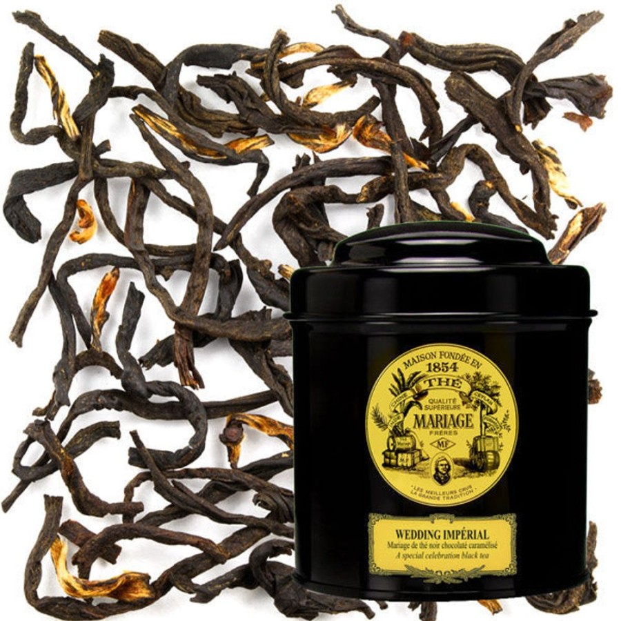 Tea Mariage Frères Black | Case Of Wedding Imperial Tea In Tins