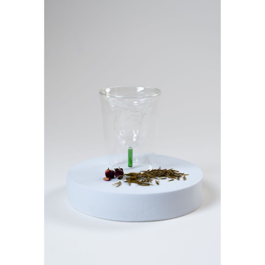 Tea The Culture of Tea Preparation | Tea Cup, Glass, Tulip In Cup, 4.1 Oz / 121.25 Ml